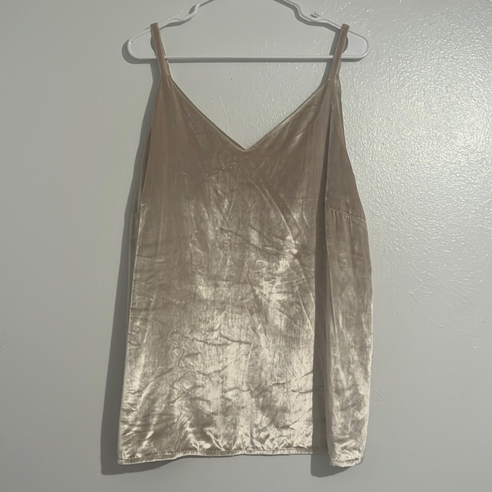 CHICOS velvet tank top